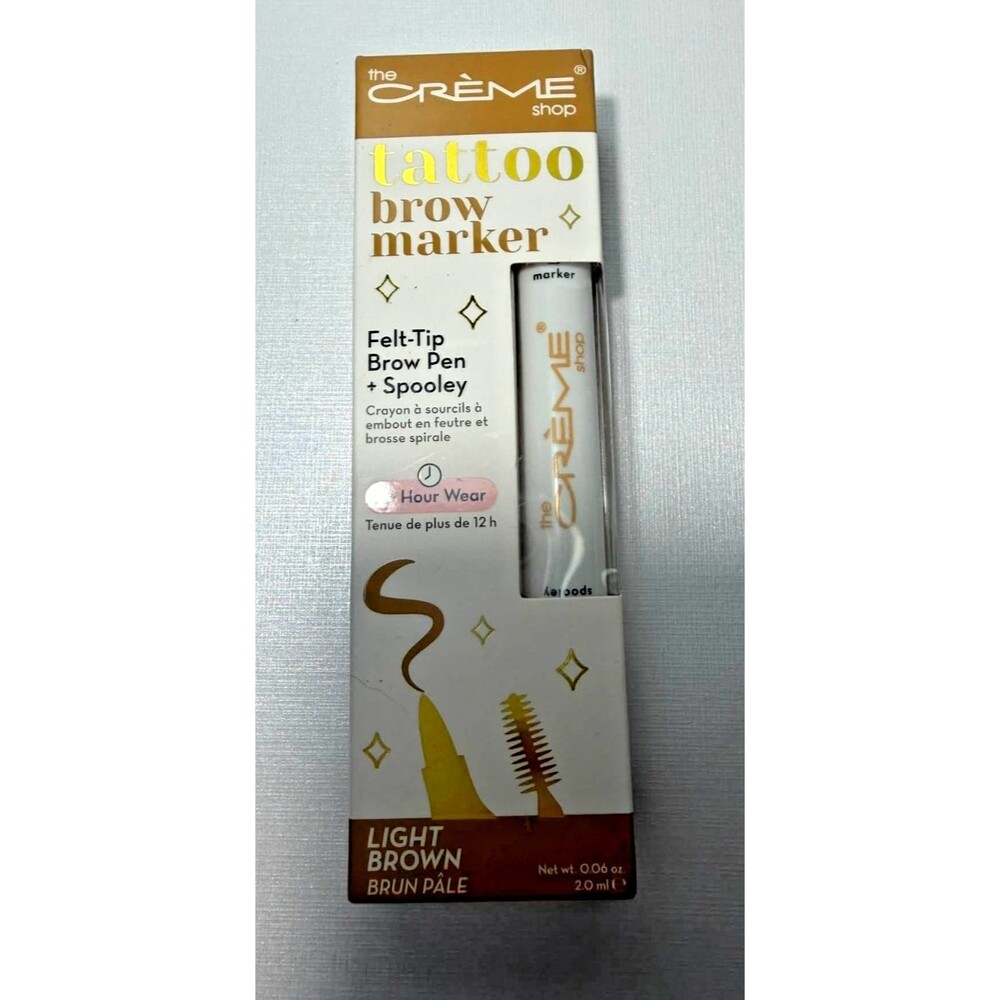 The Crème Shop – Tattoo Brow Marker (Light Brown)